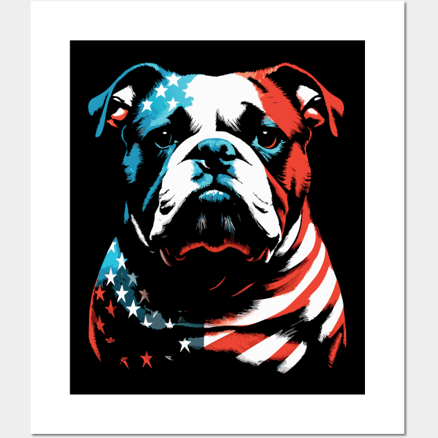 American Bulldog Wall Art by podtuts